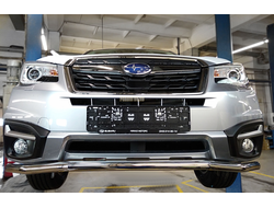 Защита переднего бампера d50,8 для Subaru Forester (2016-)