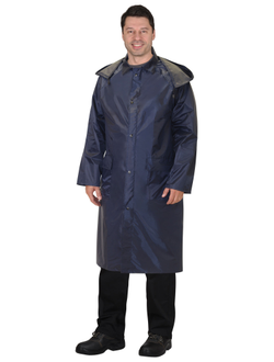 Плащ Турист нейлоновый темно-синий (б/чехла)