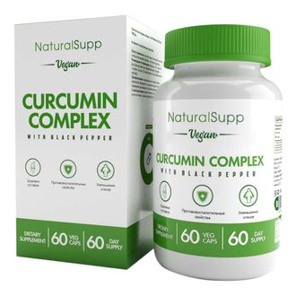 Куркумин "вег" (Curcumin "veg"), 60 кап. (NaturalSupp)