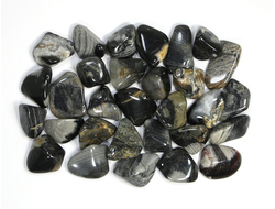 Яшма серебряная, галтовка в ассортименте, ЮАР (10-15 мм, 1,5-2 г) №7908