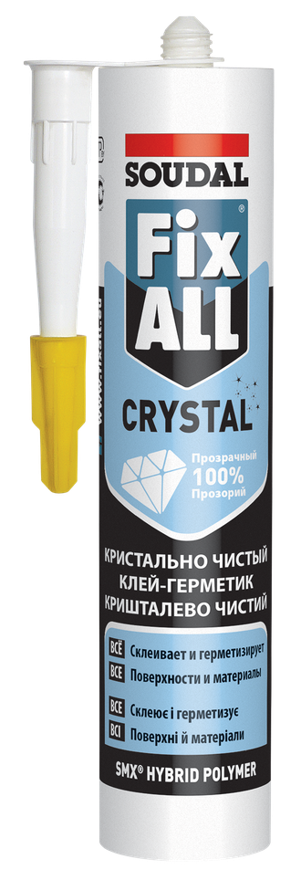 Fix All Crystal Прозрачный клей-герметик 12*290 мл