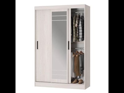 Шкаф-купе Тео ШКК-02 Ясень белый (БТС)