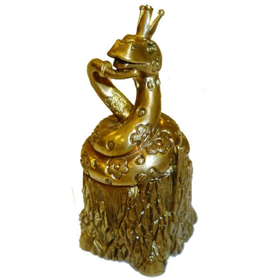 Колокольчик с символикой Урала,  бронза