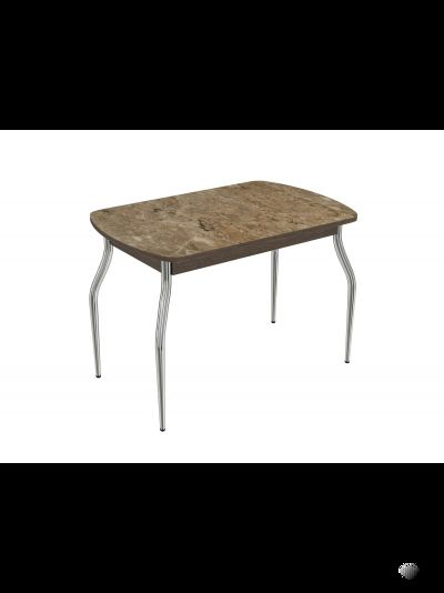 Стол кухонный "Пластиковый", подстолье Изогнутое разные цвета