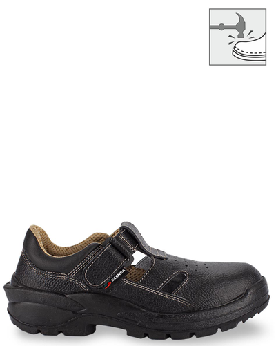 Полуботинки СТИКС кожаные с перфорацией, с МП