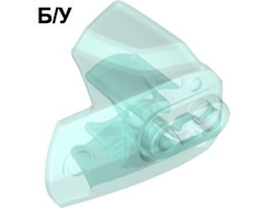 ! Б/У - Hero Factory Armor with Ball Joint Socket - Size 4, Trans-Light Blue (90640 / 6029235 / 6139209) - Б/У