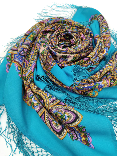 Павловопосадский платок Знойный ветер 1888-11