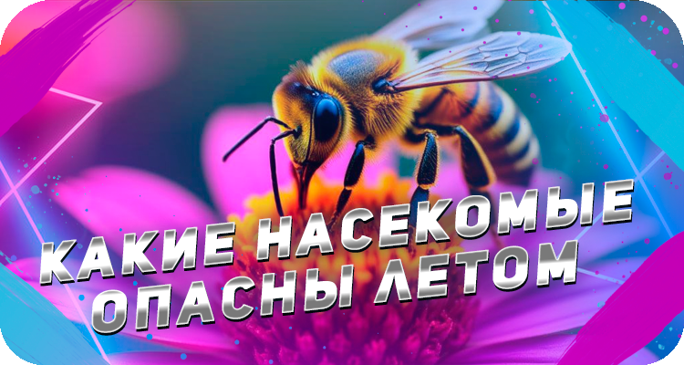 Опасные насекомые в России