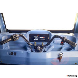 Грузовой электротрицикл Rutrike КАРГО Кабина 1500 60V1000W синий