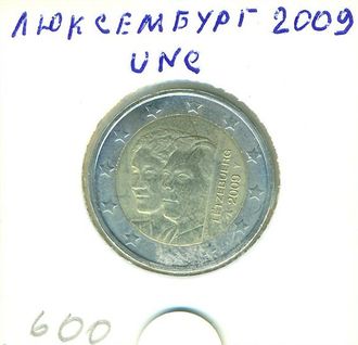 Люксенбург 2 Евро 2009 года