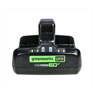Двухпортовое зарядное устройство Greenworks G60DC10 10А
