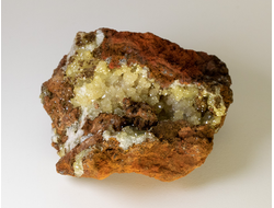 Адамин кристаллы на породе (лимонит), Мексика (47*41*22 мм, 55 г) №20780