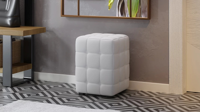 Пуф Аристо К/З Гольф белый