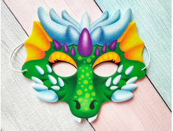 Кукольный театр. Маска "Зеленый дракон"