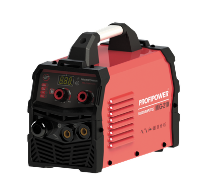 Сварочный полуавтомат инвертор без газа PROFIPOWER MIG-210 MIG/MMA/TIG(3 B 1)
