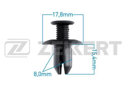 КЛИПСА КРЕПЕЖНАЯ ZEKKERT BE-2893