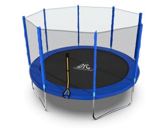 Батут DFC Trampoline Fitness 12FT-TR-B (3,66 метра) с защитной сеткой