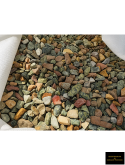 цветной декоративный камень