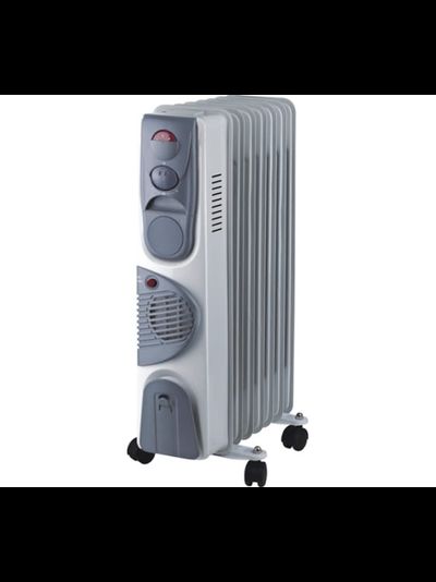 Масляный радиатор "Оазис" модель BВ-15Т (встроенный тепловентилятор)