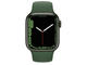 Умные часы Apple Watch Series 7 GPS + Cellular 45mm Aluminium with Sport Band, зеленый клевер