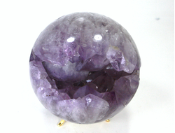 Шар Аметист, жеода, Бразилия (116 мм, 2025 г) №18435