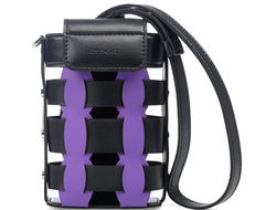 Мини-сумка 118	Черный Пурпурный