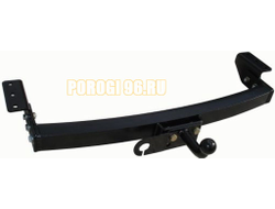 Фаркоп с нержавеющей пластиной Лидер-Плюс для Mitsubishi Pajero Sport 1998-2007