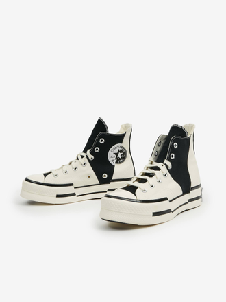 Кеды Converse Chuck 70 Rivals черно-белые на платформе