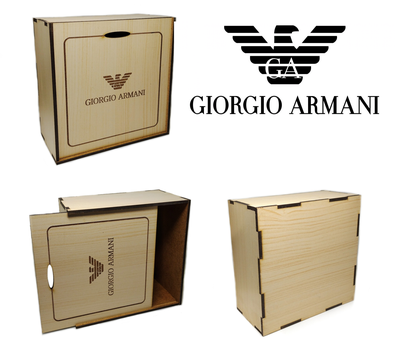 Деревянная коробочка для ремней 13*13*6,5см