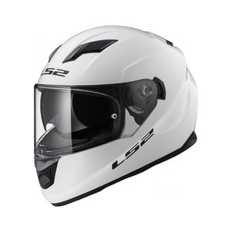 Шлем LS2 FF320, белый, с очками, интеграл (мотошлем) STREAM EVO