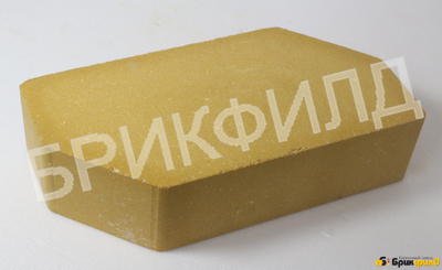 кирпич облицовочный фасонный (2). Желтый. Кирпичный завод Брик Филд