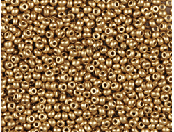 БИСЕР PRECIOSA 10/0 - 50г - 01710  НЕПРОЗРАЧНЫЙ ЗОЛОТОЙ МЕТАЛЛИК