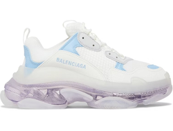 Balenciaga Triple S Clear Sole Light Blue Purple