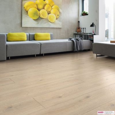 Ламинат Haro Tritty 100 Gran Via Дуб Контура Каменно-Серый 531917 32 класс толщина 8 мм с фаской 2.68 м2