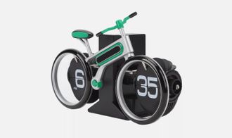 Перекидные часы-велосипед  Air-Flip clock Bike
