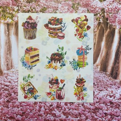 Наклейки. Сладости