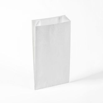 Пакет бумажный без окна б/р (белый), 140*60*250мм