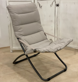 Кресло-шезлонг металлическое складное Fiesta Soft XL
