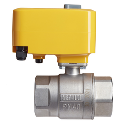 Кран шаровой с электроприводом Neptun Bonomi 220B диаметр 1½" дюйма