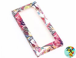 УПАКОВКА ПОД ПЛИТКУ ШОКОЛАДА "Цветочное настроение", 17*8*1,4 см