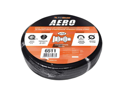 Резиновый маслостойкий воздушный шланг с фитингами Rapid, 20 бар, 15х9 мм, 15 м. AERO