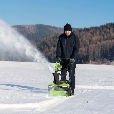 Снегоуборщик Greenworks GD40STX2, 40V
