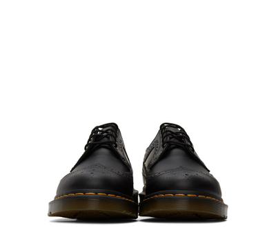 Туфли Dr Martens 3989 Black Yellow Stitch Smooth