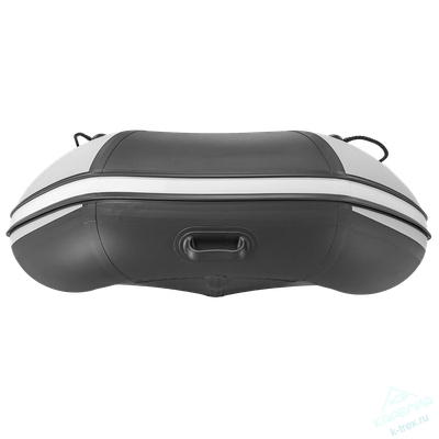 Лодка ПВХ Мастер Лодок Ривьера Компакт 2900СК "Комби" Св.Серый / Чёрный