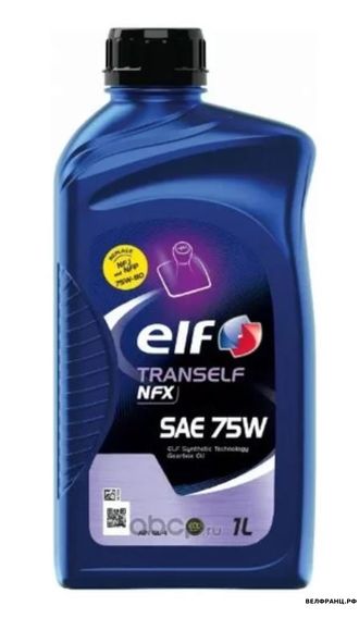 ELF TRANSELF NFX 75W 1L масло трансмиссионное синтетическое