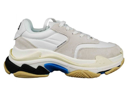 Balenciaga Triple-S Серо-белые с голубым мужские (41-45)