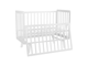 Детская кроватка Sweet Baby Palladio Белый / Белый (маятник)
