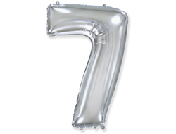 Фольгированная цифра-Серебряная