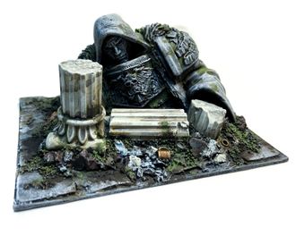 Emperor&#039;s temple ruins (PAINTED)