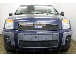 Защита радиатора Ford Fusion 2005-2012 black низ